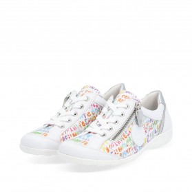 BASKETS sneakers blanches avec imprimé multicolor REMONTE