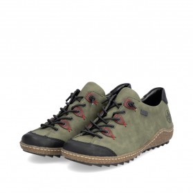 Chaussures confort kaki RIEKER