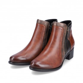 Bottines à talon marron REMONTE