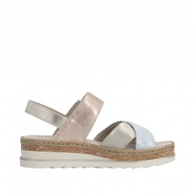 Rieker Sandales Femme Beige