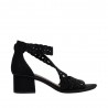 Rieker Sandales à talons Femme Noires