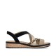 Rieker Sandales Femme Noires