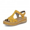 Rieker Sandales Femme Jaunes