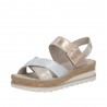 Rieker Sandales Femme Beige