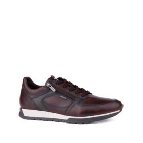 Baskets homme en cuir marron avec zip Pikolinos M5N-6362C1
