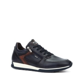 Baskets homme en cuir bleu marine avec zip Pikolinos M5N-6362C1