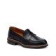 Mocassins femme en cuir noir Pikolinos W8J-3541