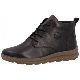 Bottines femme marron foncé à lacets Rieker Z0022-25